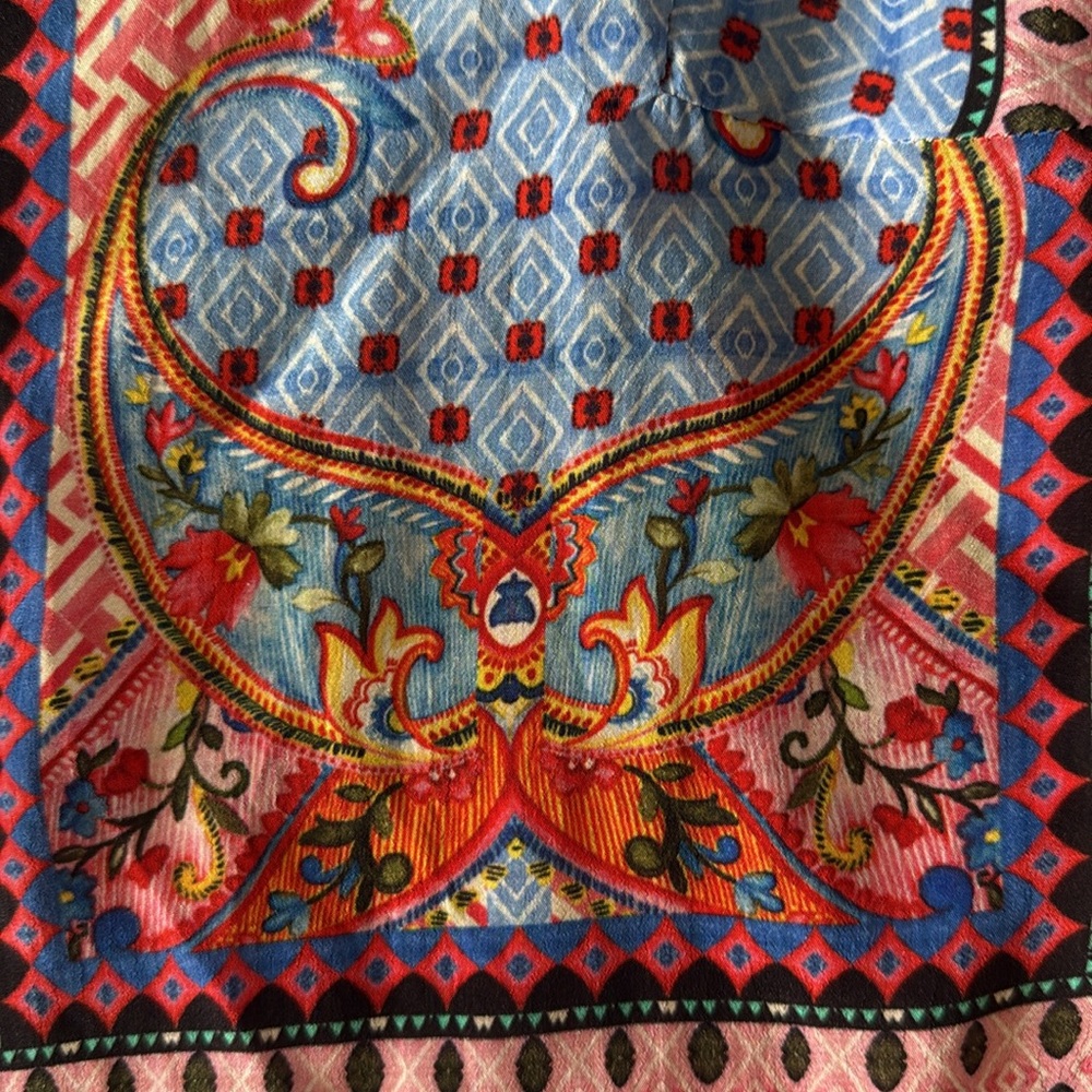 BHANUNI by JYOTI Emilia Beaded Peasant Blouse Shirt Boho Current $176 Current - Picture 14 of 16